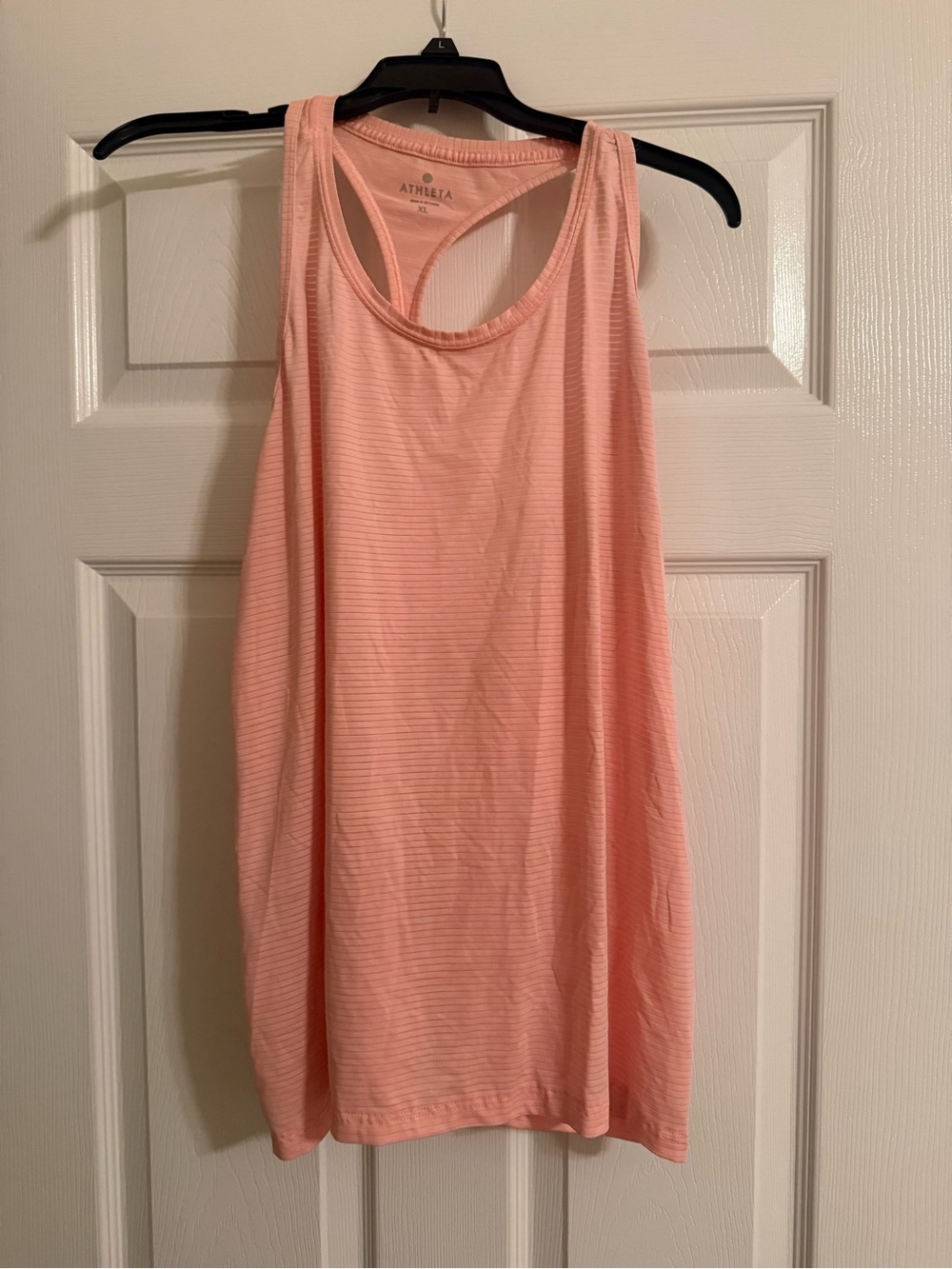 Athleta Light Peach Racerback Tank Top